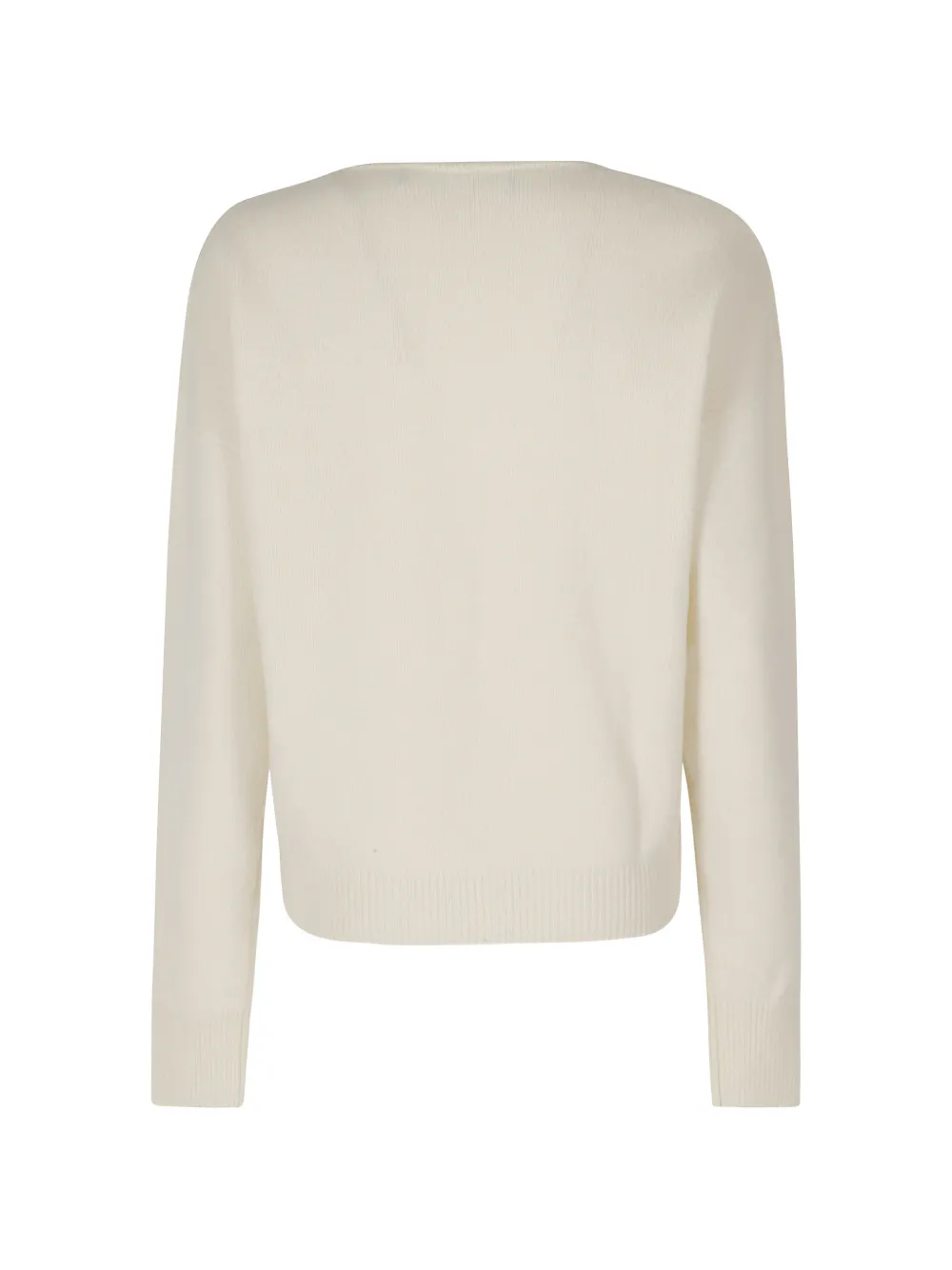 Federica Tosi Trui met V-hals en wikkelstijl Beige