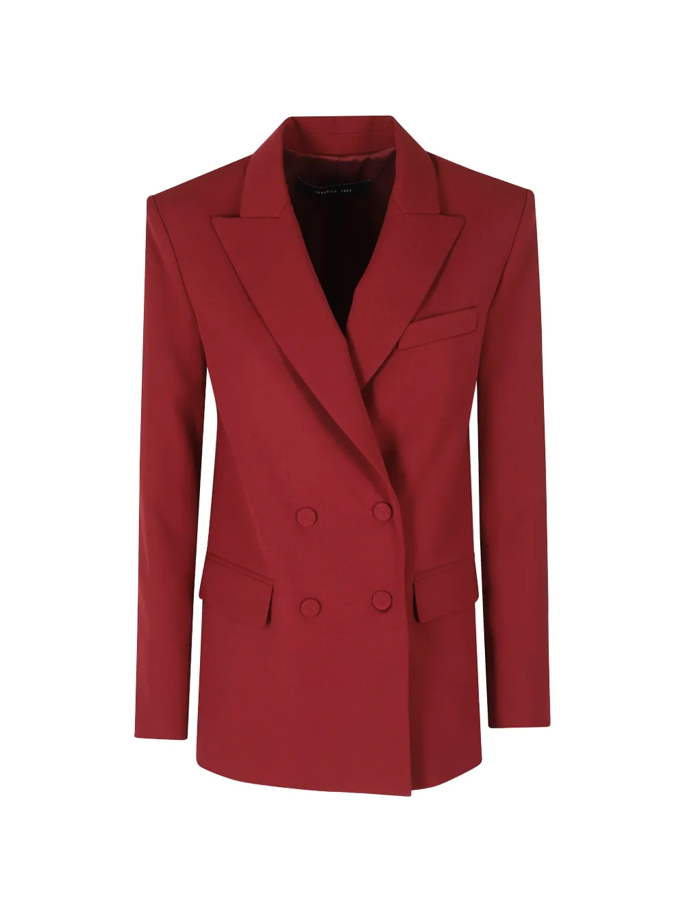 Federica Tosi double-breasted peak-lapel blazer - Rot