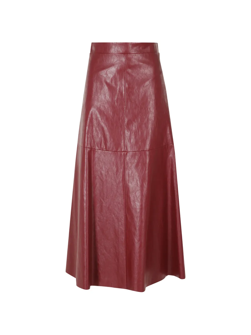 Federica Tosi crinkled-finish flared skirt