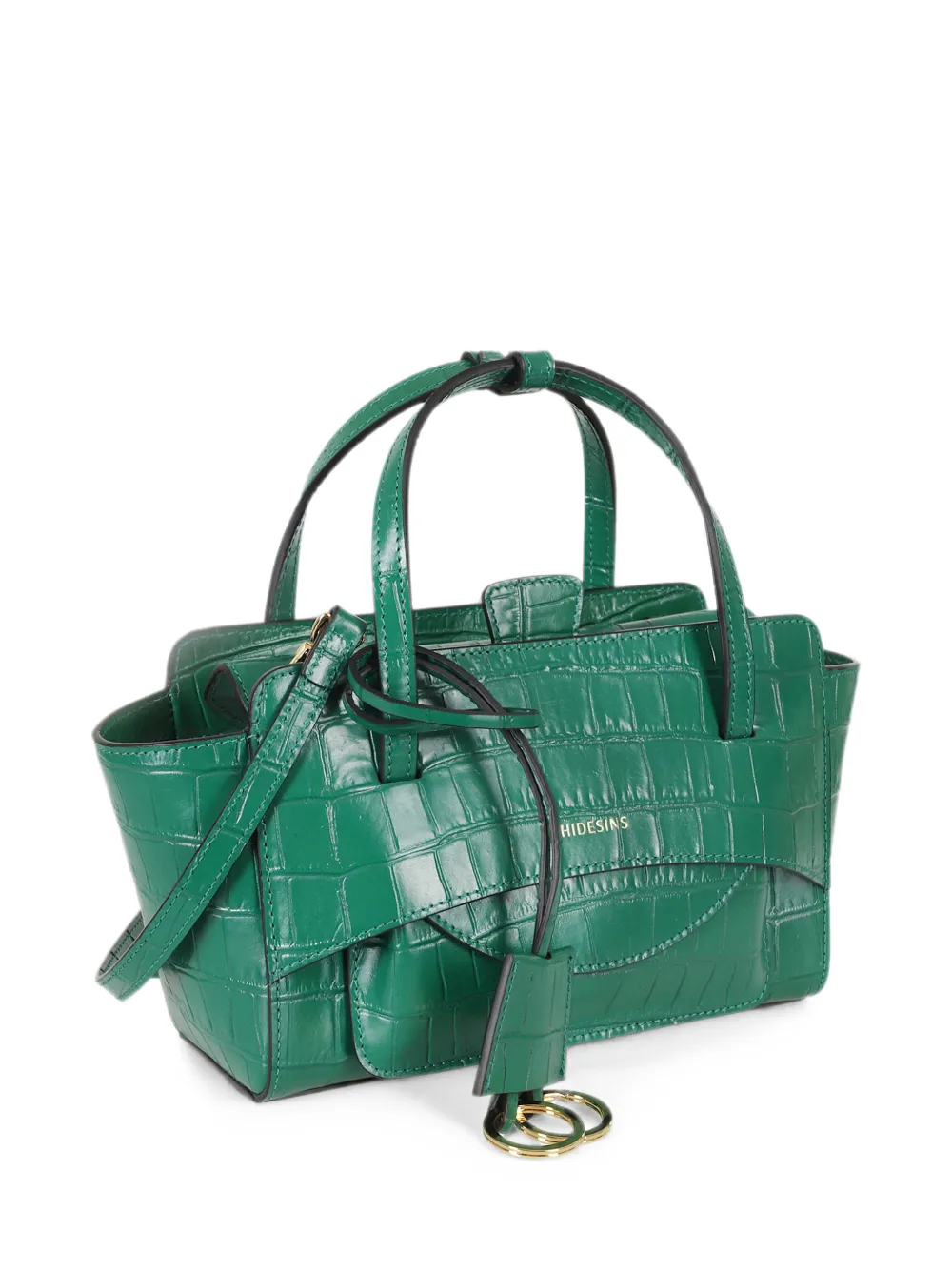 Hidesins Small Flap Tote Bag In Green