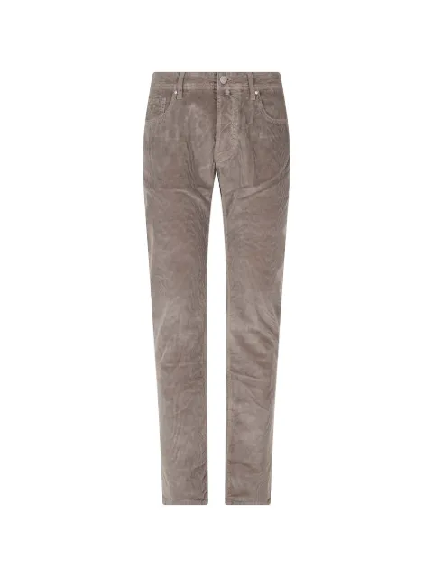 Jacob Cohën Bard corduroy-effect straight-leg cotton trousers