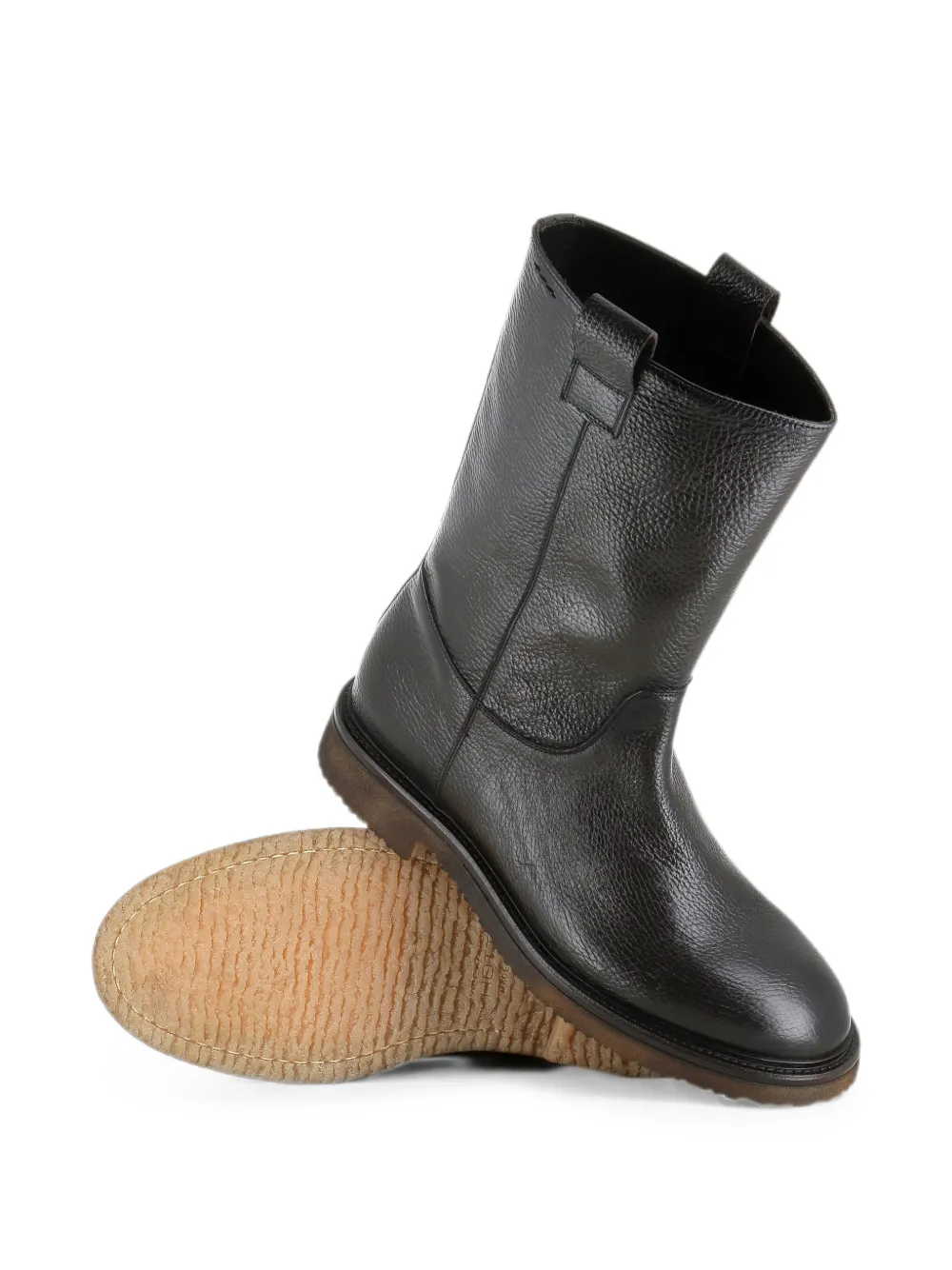 Alexander Hotto almond-toe boots Zwart