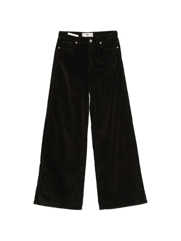 PT Torino Cyndi Belt-loop Trousers in Brown