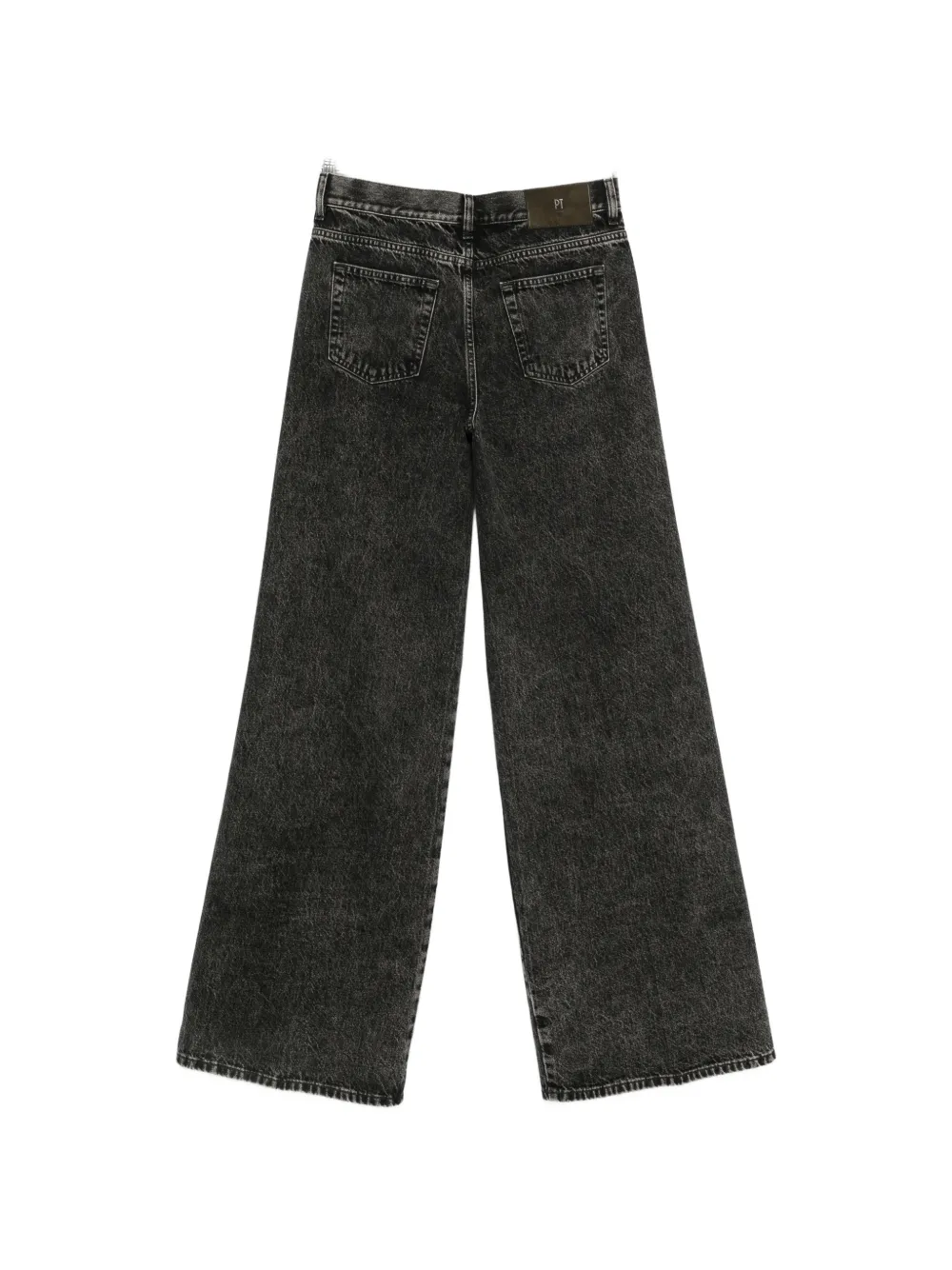 PT Torino Cyndi jeans met riemlussen Zwart