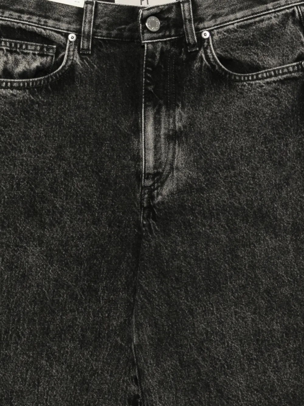 PT Torino Cyndi jeans met riemlussen Zwart