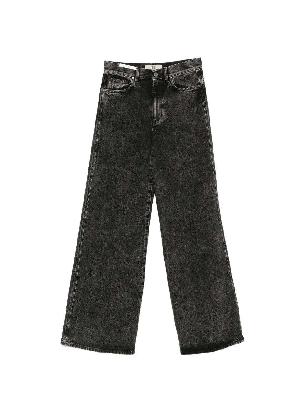 PT Torino Cyndi belt-loop jeans - Schwarz