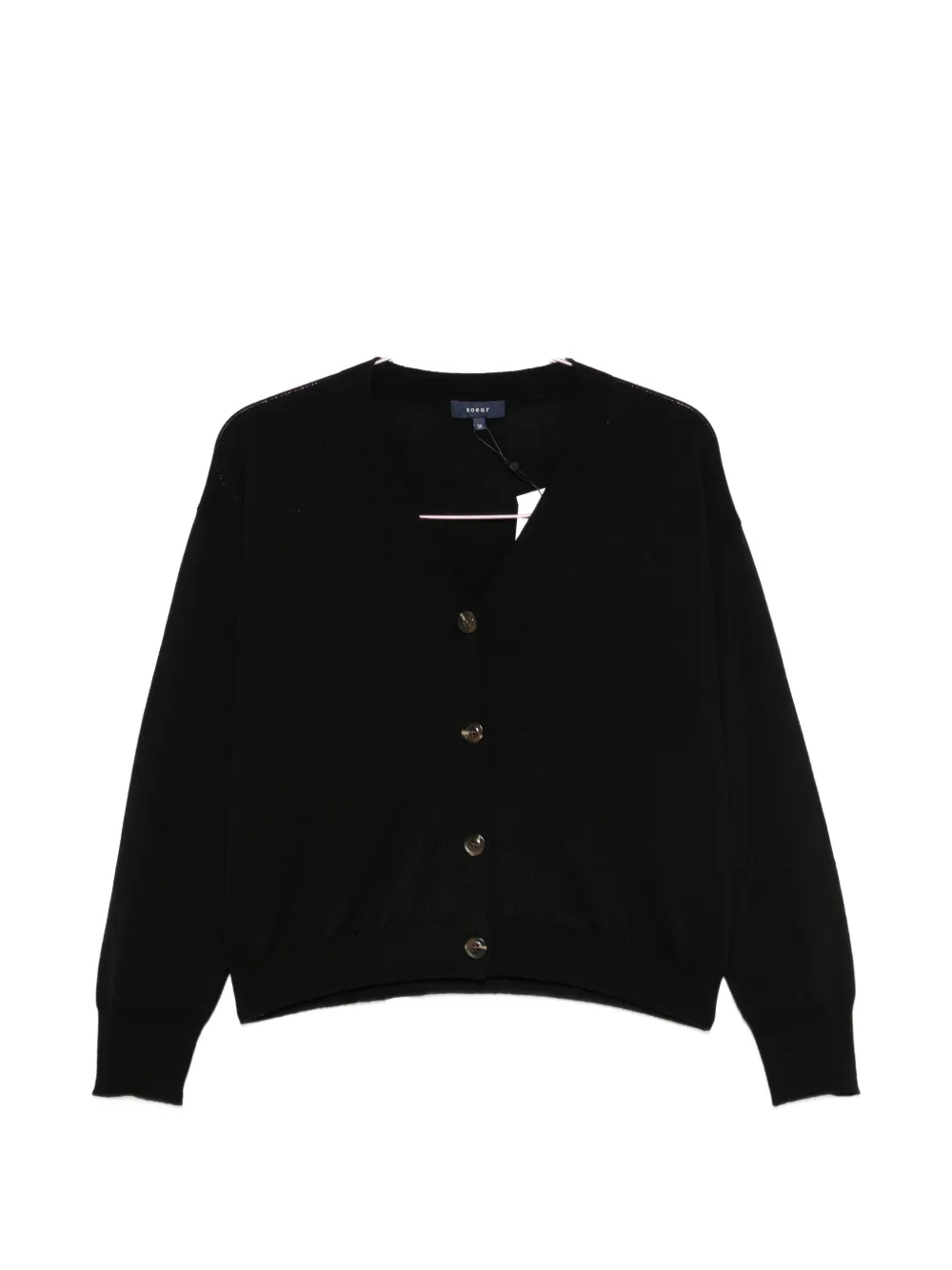 Soeur Idem V-neck button-fastening cardigan - Nero