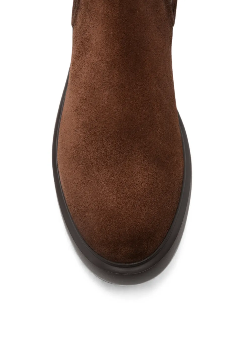 Santoni suede chelsea boots Bruin