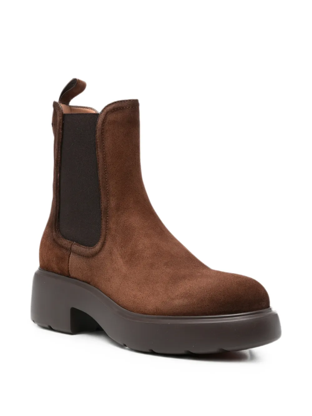 Santoni suede chelsea boots Bruin