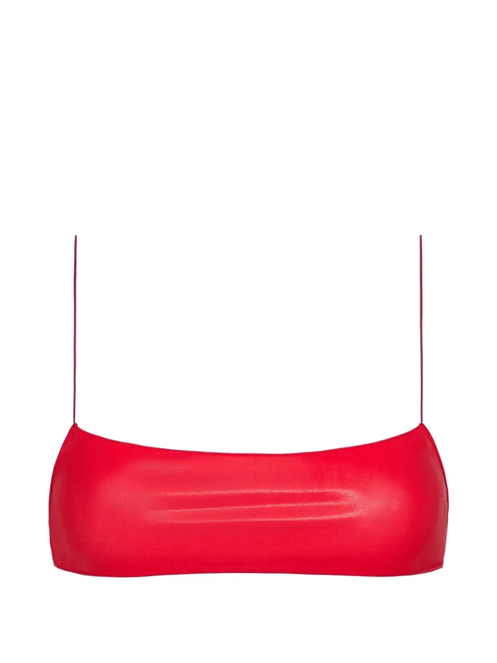 Tropic Of C C Bralette-style Bikini Top In Red