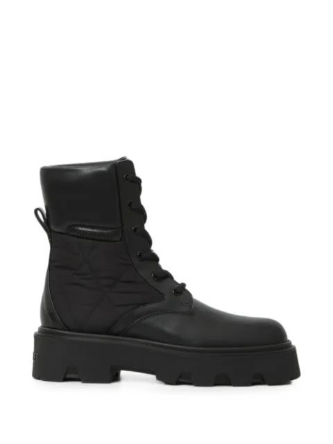 Moncler Aurea quilted lace-up boots