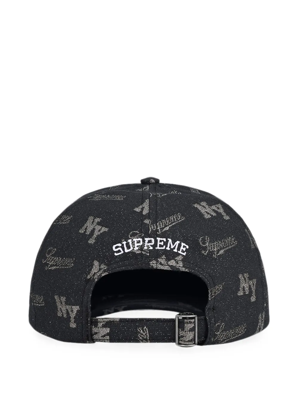 Supreme Monogram 6-panel Cap In Gray