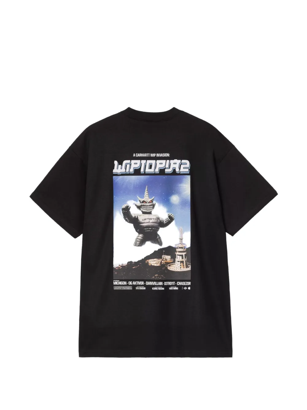 Carhartt WIP S S Wiptopia II T-shirt Zwart