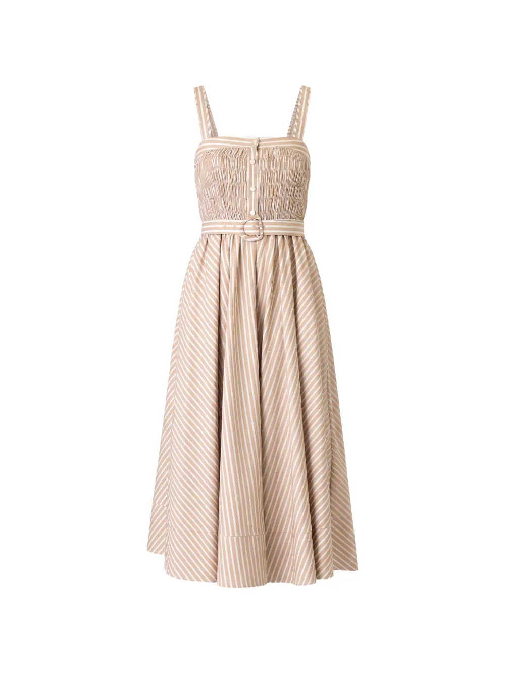 Cinq A Sept Zoie striped midi dress