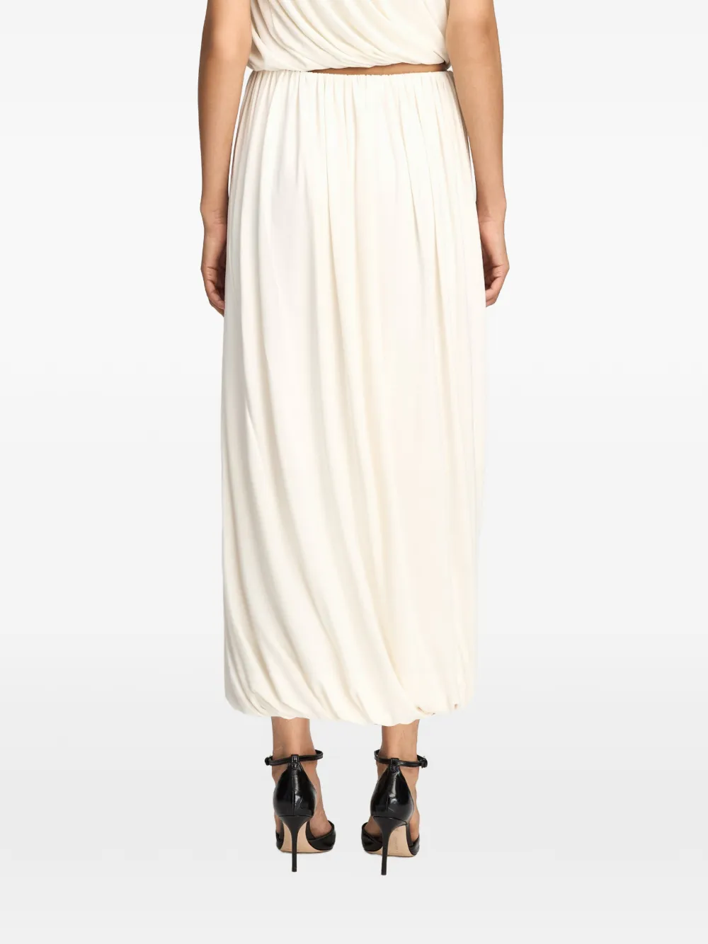 Cinq A Sept Calden midi-ballonrok Beige