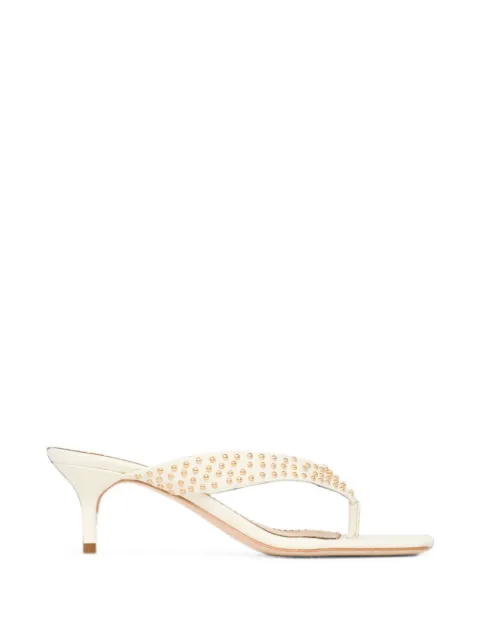 Cinq A Sept sandalias Frankie de piel con apliques