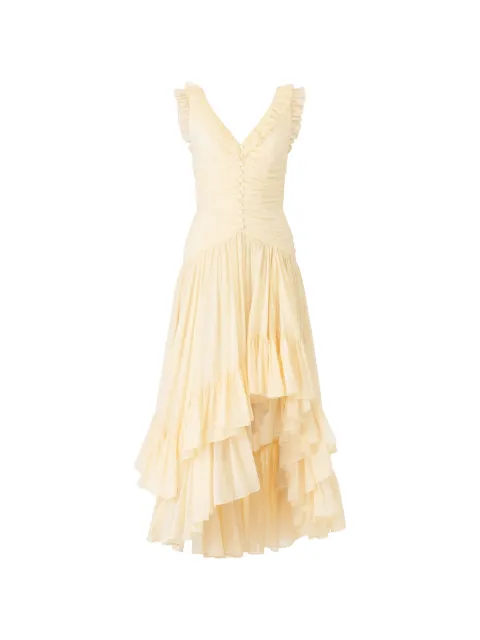 Cinq A Sept Rosalba ruffled asymmetric dress