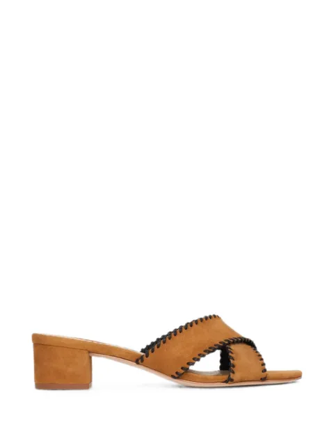 Cinq A Sept sandalias Amanda con ribete sobrehilado