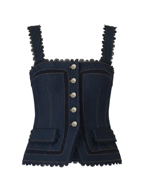 Cinq A Sept haut Myra en dentelle guipure