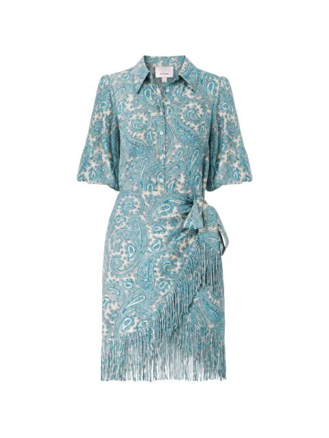 Cinq A Sept Kember fringed-trim mini dress
