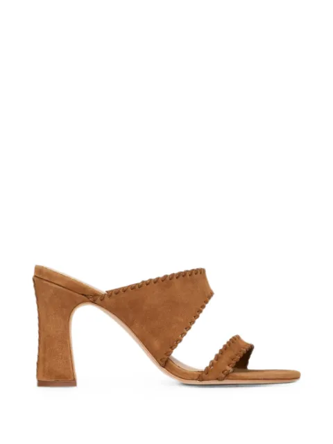 Cinq A Sept Kora whipstitch suede sandals