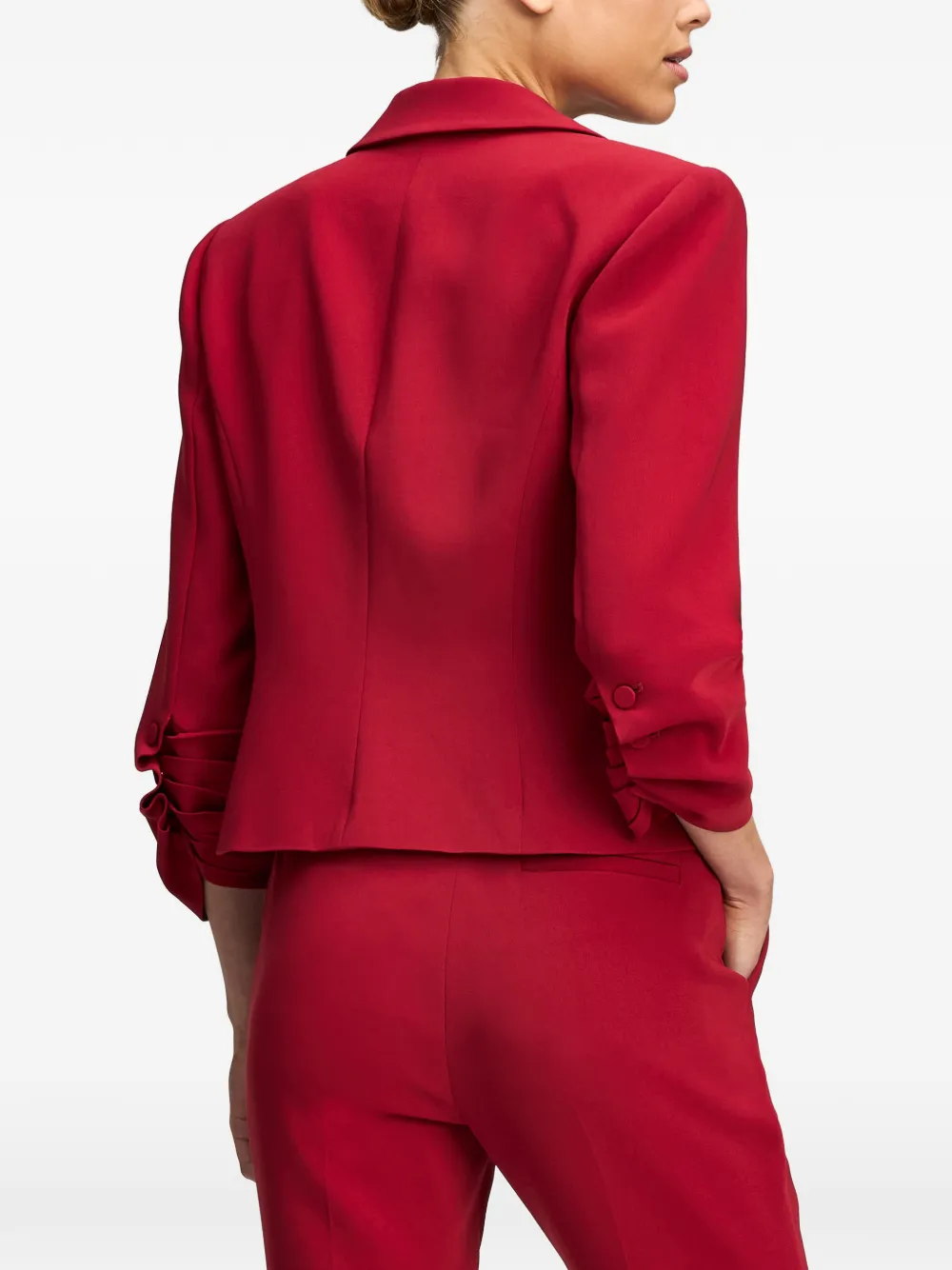 Cinq A Sept Blazer met ruches Rood