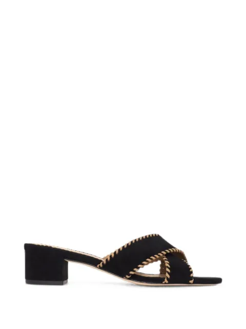 Cinq A Sept Amanda criss-cross suede sandals