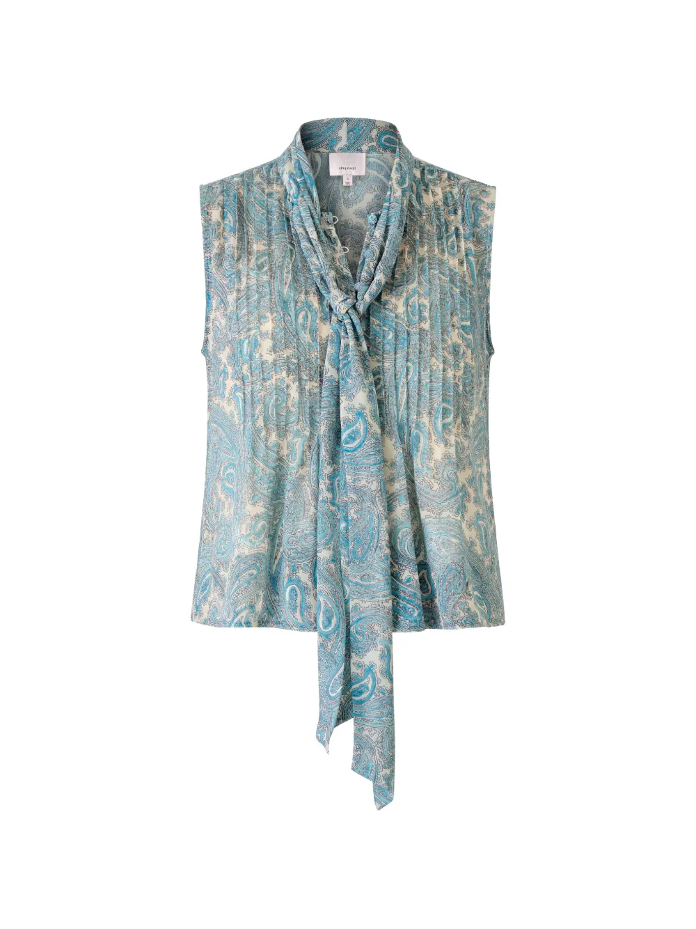 Cinq A Sept Hendrix paisley-print pussy-bow top