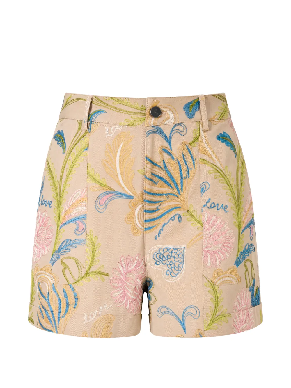Cinq A Sept Addie embroidered mini shorts