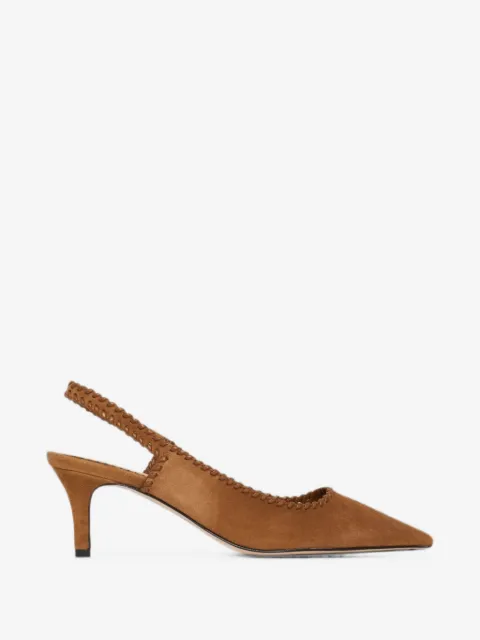Cinq A Sept Sylvie braided-trim slingback pumps