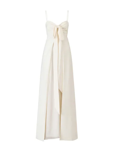 Cinq A Sept Amberly Gown bow-detail maxi dress