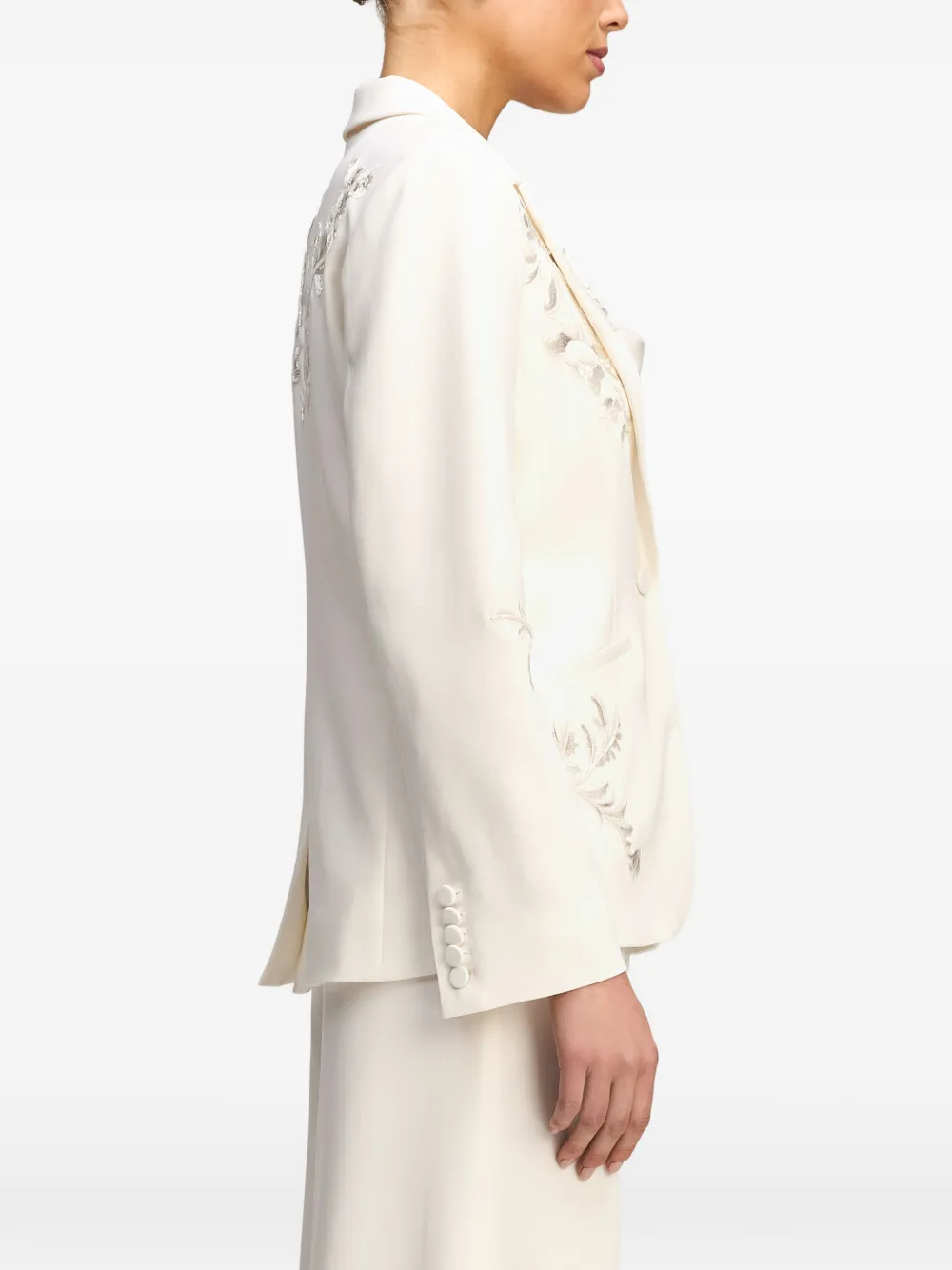 Cinq A Sept Karlie blazer met knoopsluiting Beige