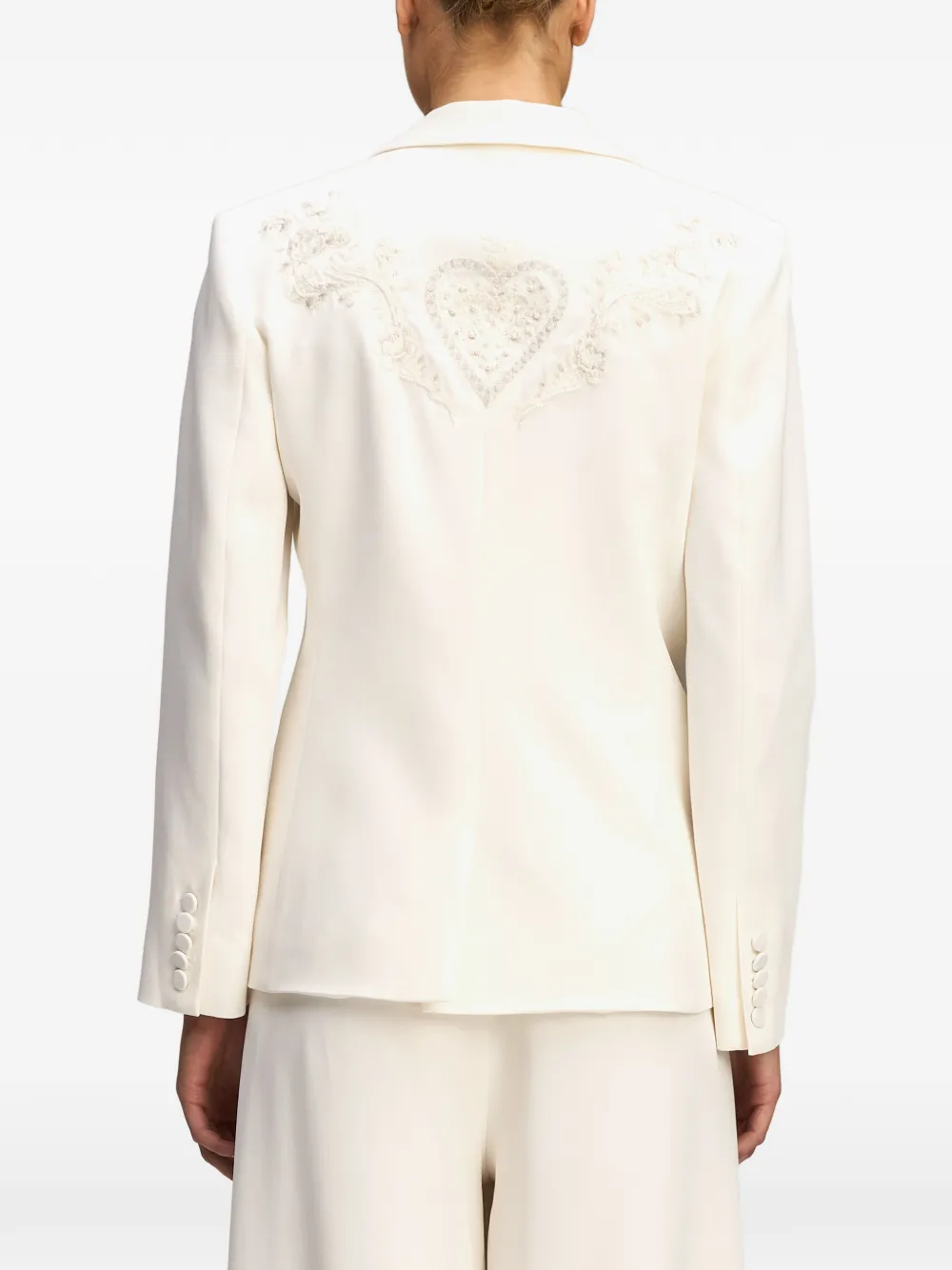 Cinq A Sept Karlie blazer met knoopsluiting Beige