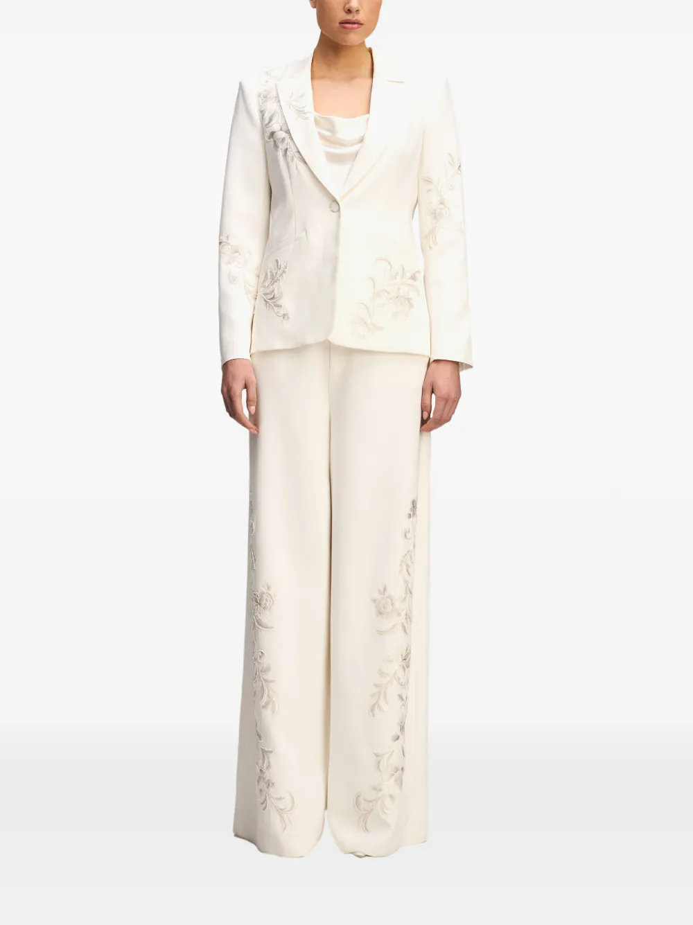 Cinq A Sept Karlie blazer met knoopsluiting Beige