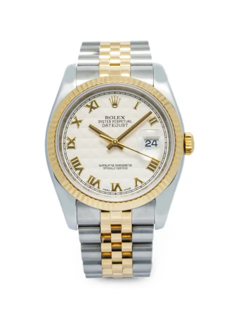 Rolex Datejust fluted-bezel 36mm watch