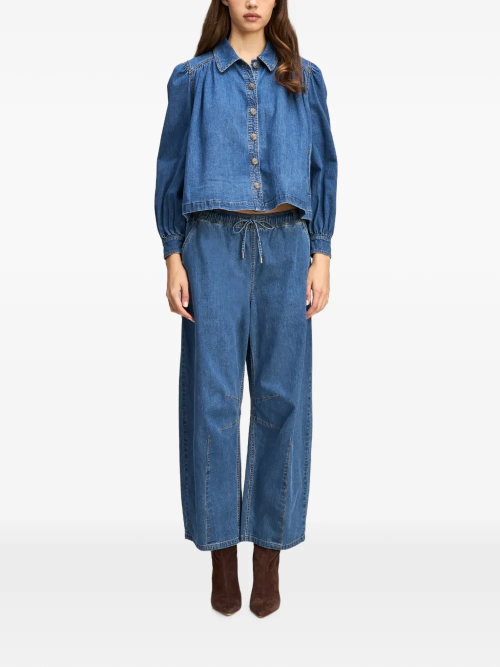 Cinq A Sept Lyla denim jack Blauw