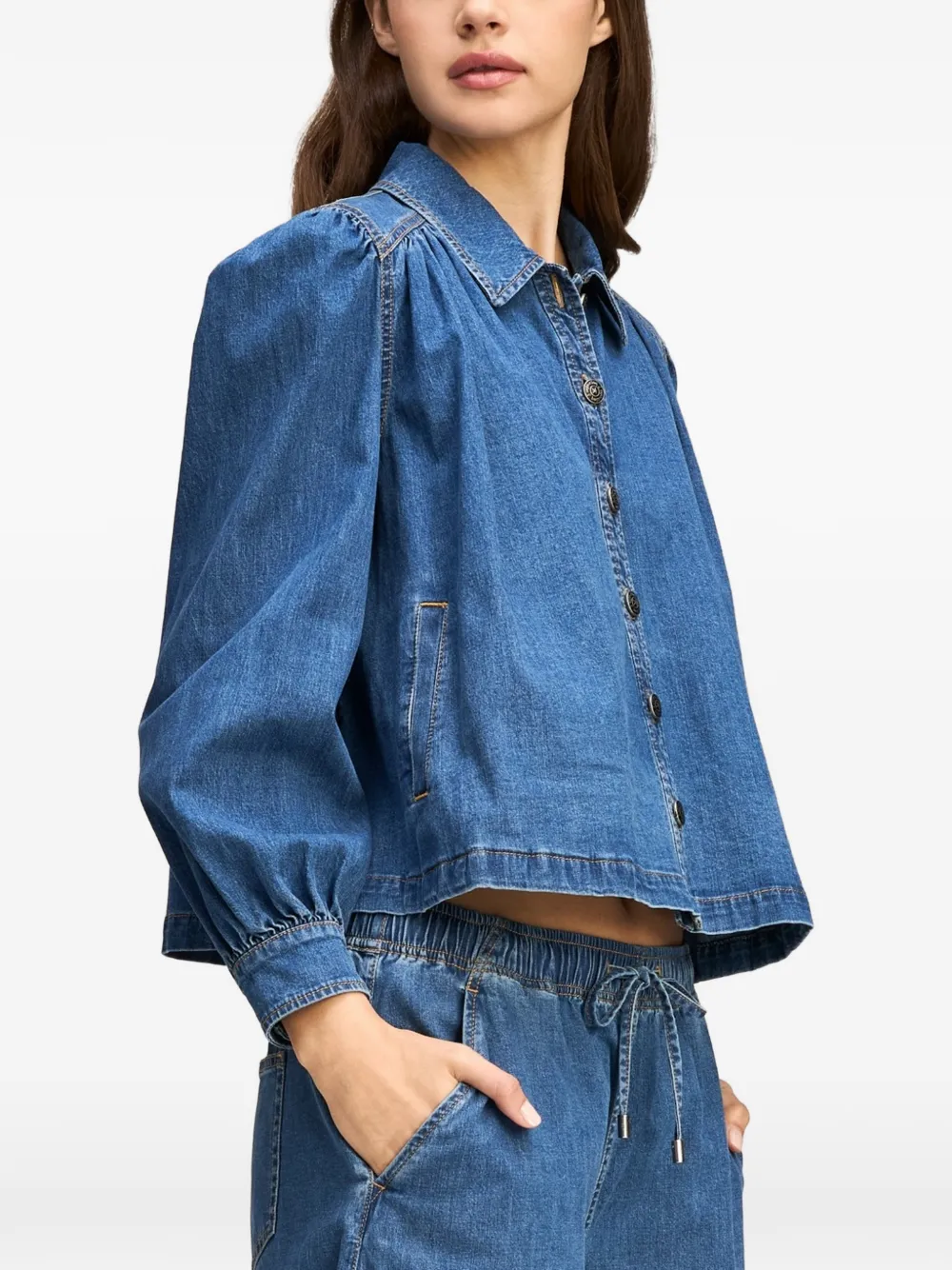 Cinq A Sept Lyla denim jack Blauw