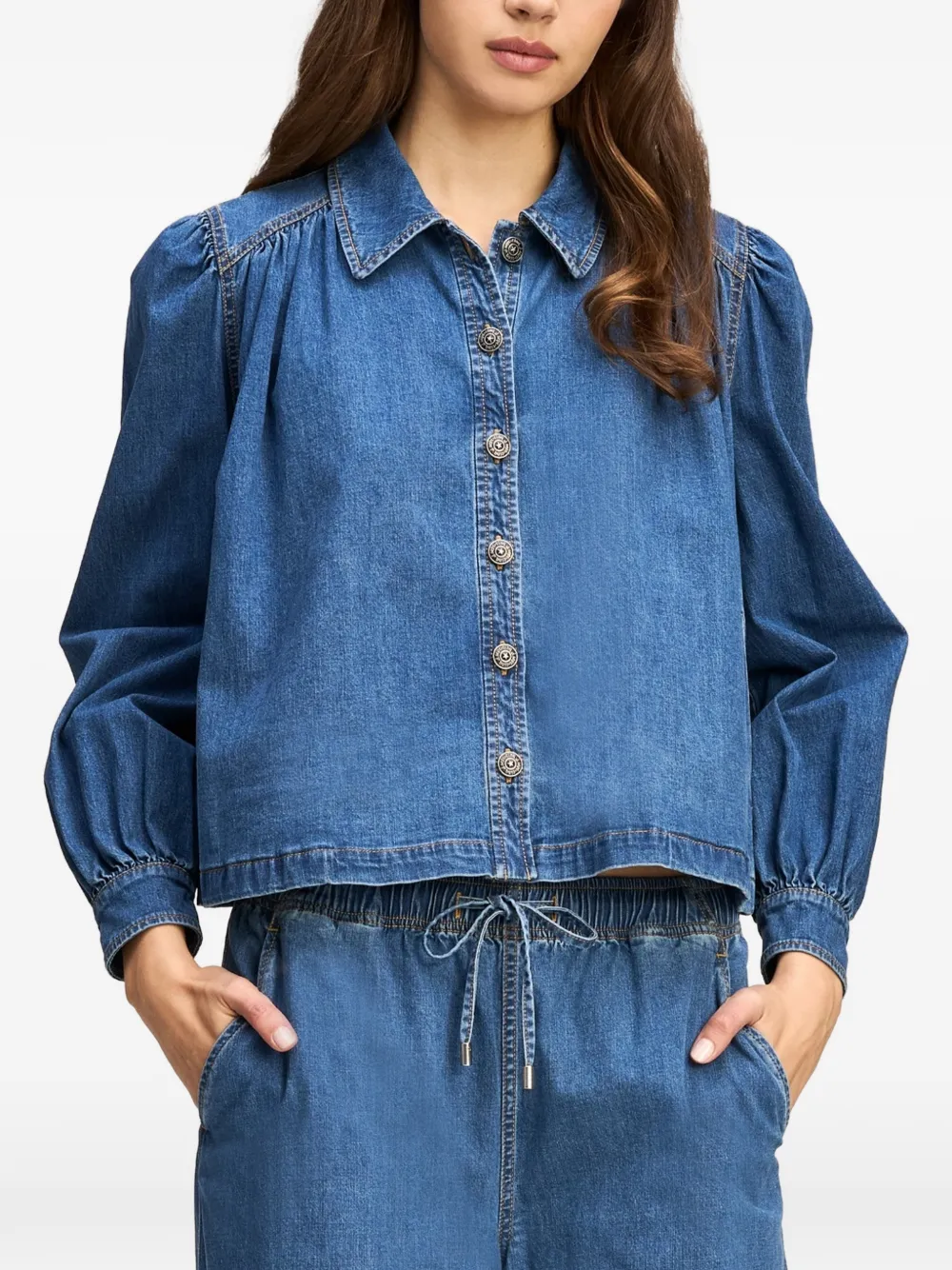 Cinq A Sept Lyla denim jack Blauw
