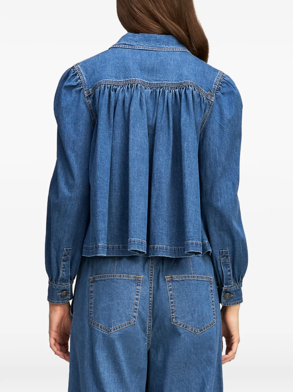 Cinq A Sept Lyla denim jack Blauw