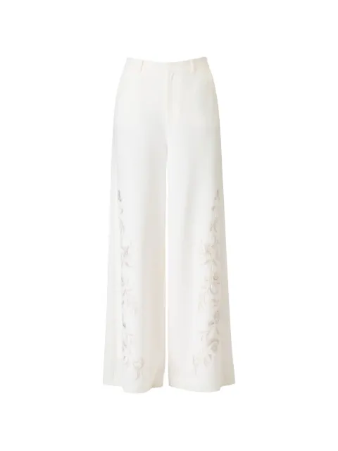 Cinq A Sept Roxane embroidered palazzo pants