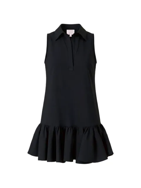 Cinq A Sept vestido corto Rayne sin mangas con volantes
