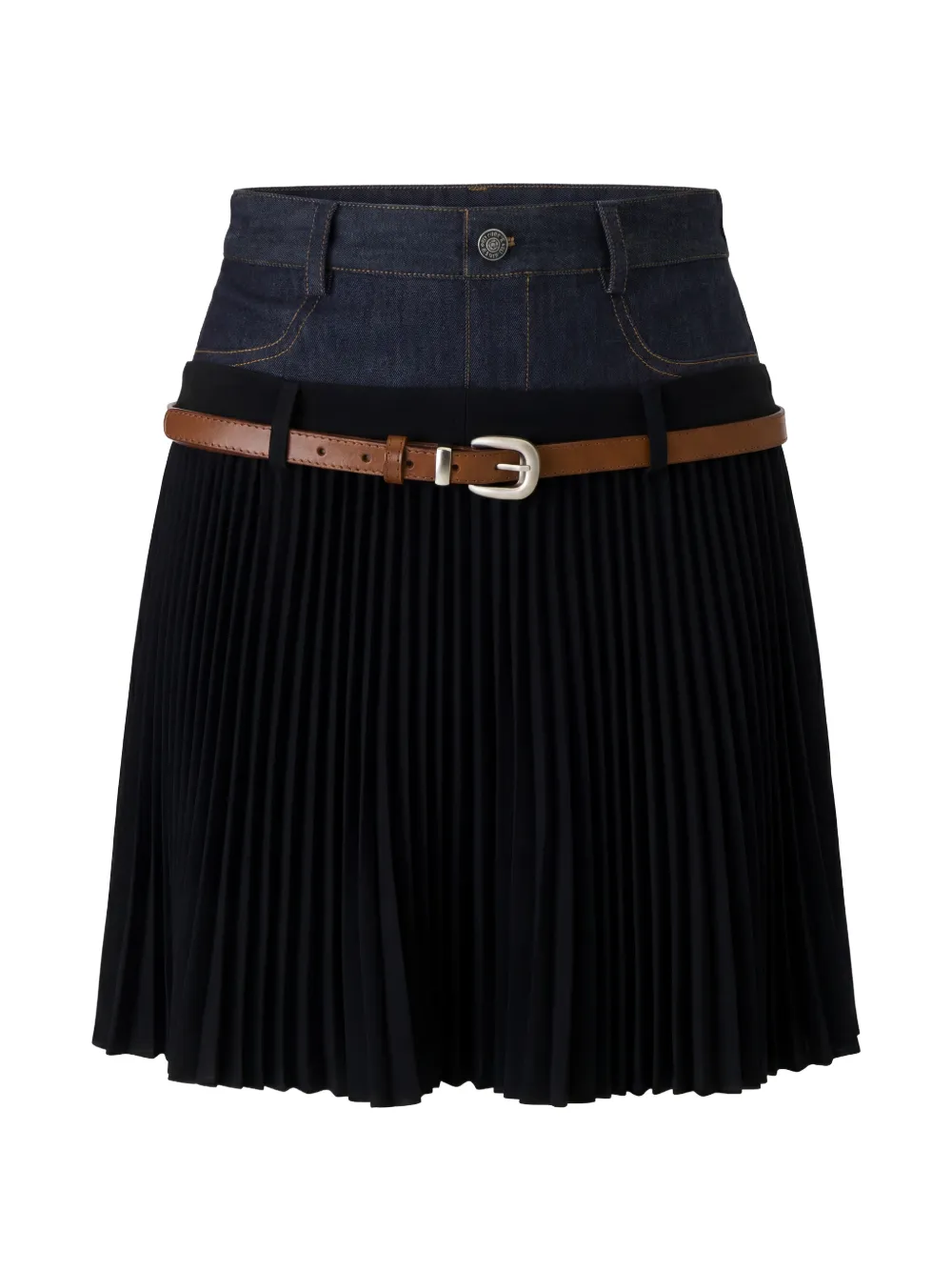 Cinq A Sept Minigonna Dionne plissettata - Nero