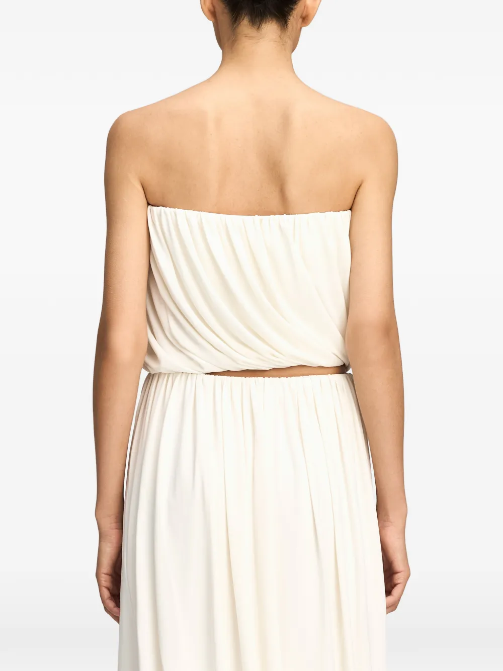 Cinq A Sept Calden strapless top Beige