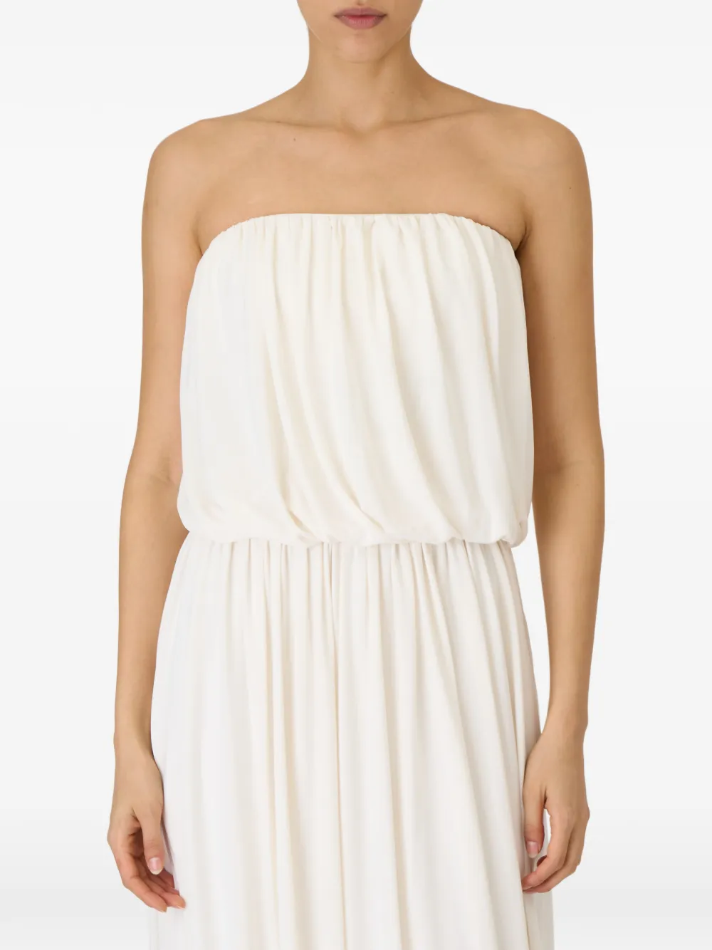 Cinq A Sept Calden strapless top Beige