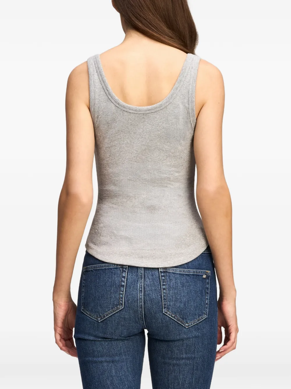 Cinq A Sept Ripley ribbed tank top Grijs