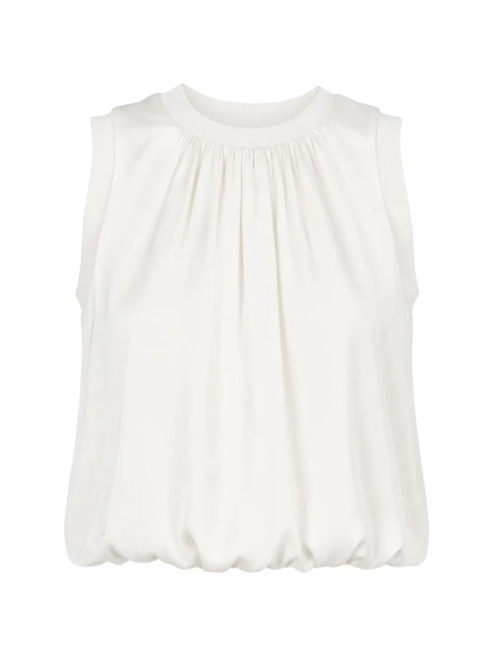 Cinq A Sept Blusa plissettata Peia senza maniche - Bianco
