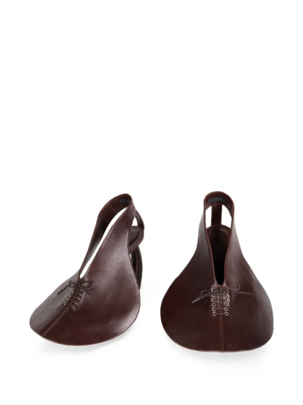 A.W.A.K.E. Mode Lauren lace-up pumps Bruin