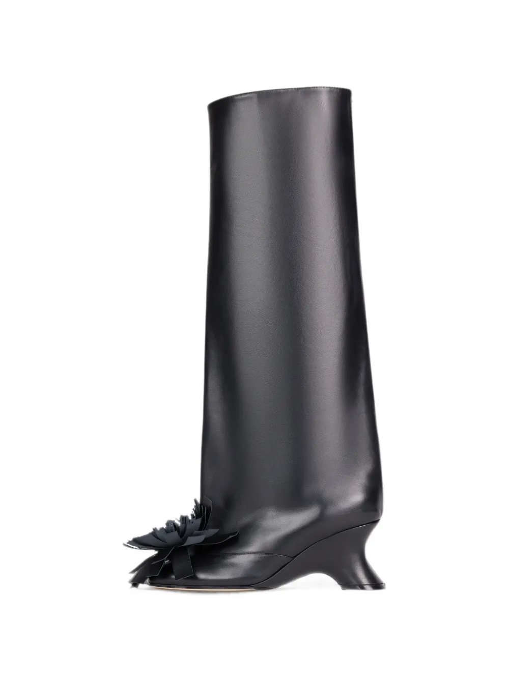 A.W.A.K.E. Mode Christy pom-pom boots Zwart