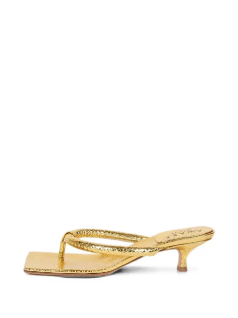A.W.A.K.E. Mode Paige metallic-effect sandals