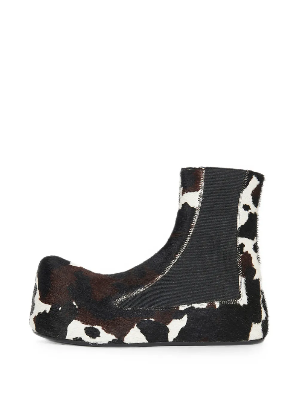 A.W.A.K.E. Mode cow-print pony-hair ankle boots Bruin